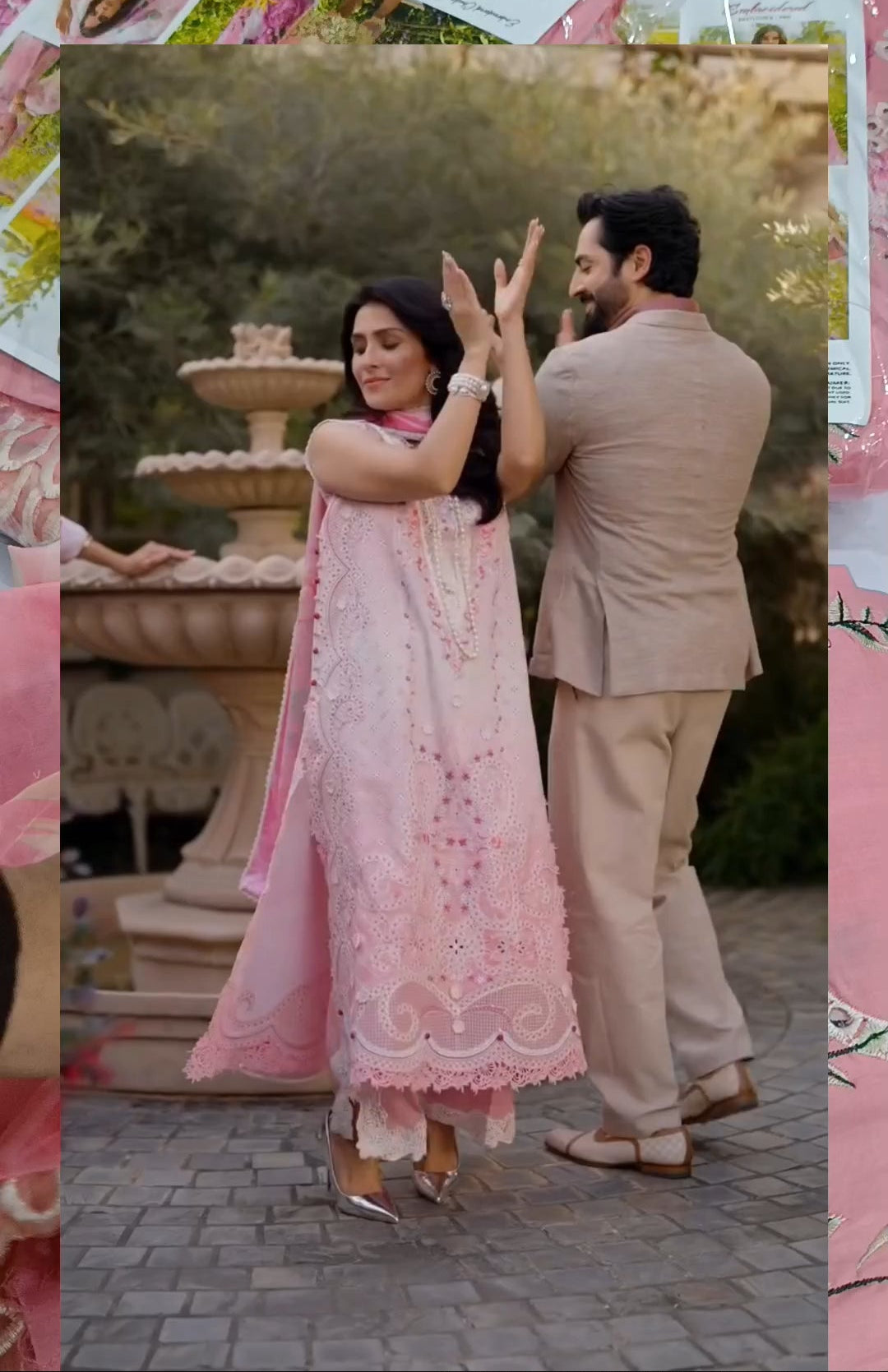 3pc mushq pink 🩷 lawn