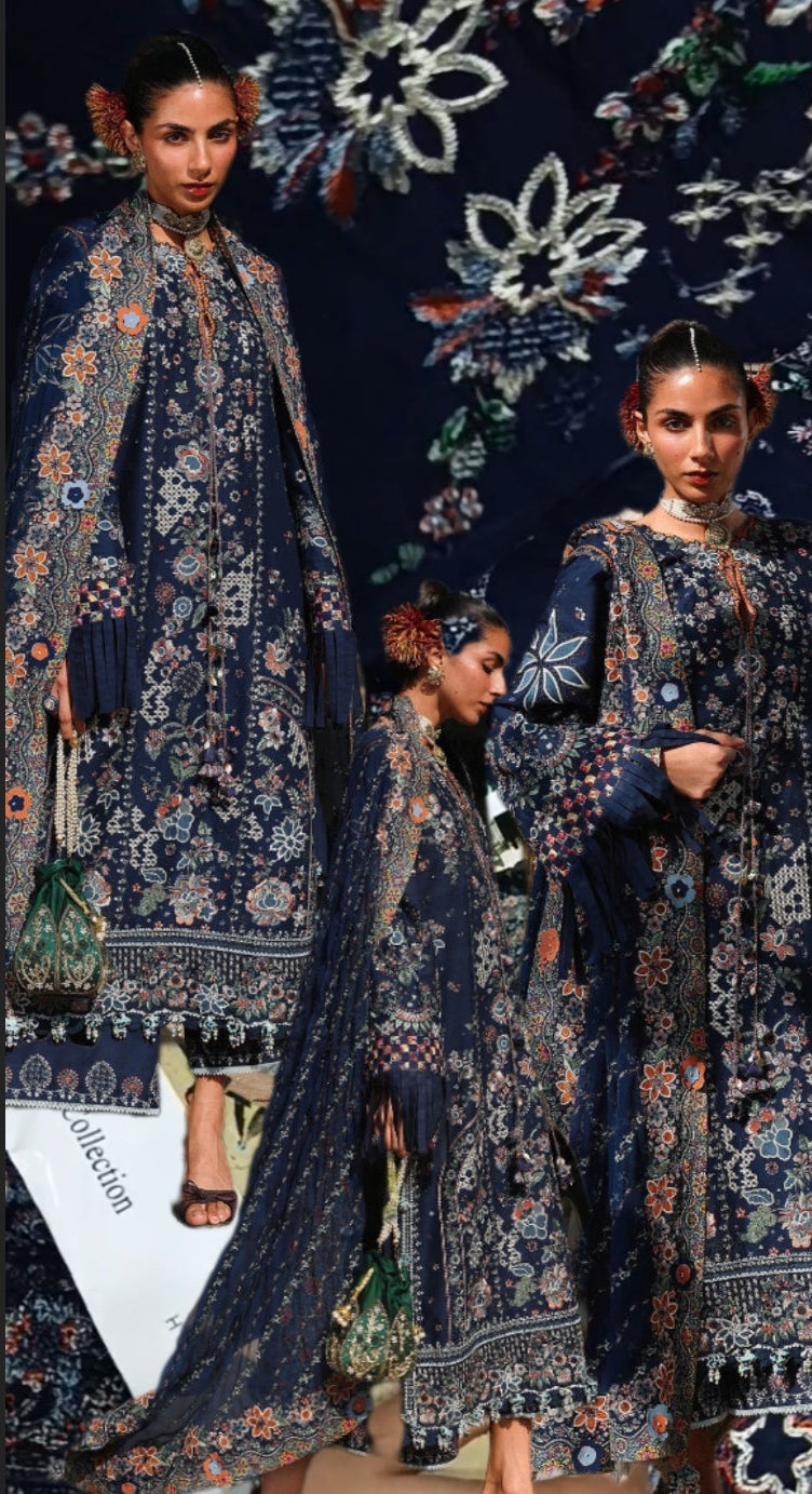3pc Hussain rehar Amila lawn