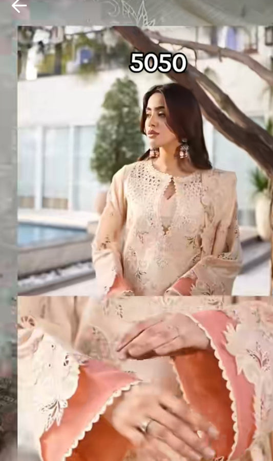 3pc kavish skin lawn
