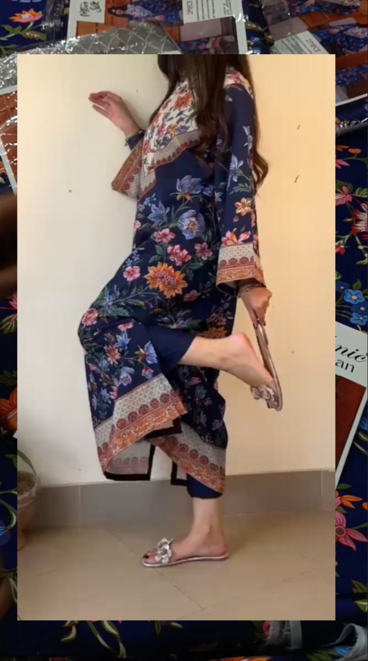 2pc printed silk strike