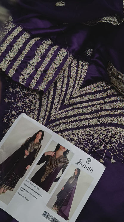 JAZMIN 3PC SILK PURPLE