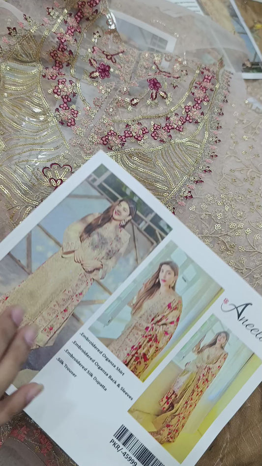 3pc Fancy Aneelas Urwa