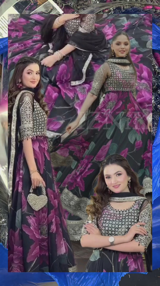 3pc Festive Silk Laila hira Faisal