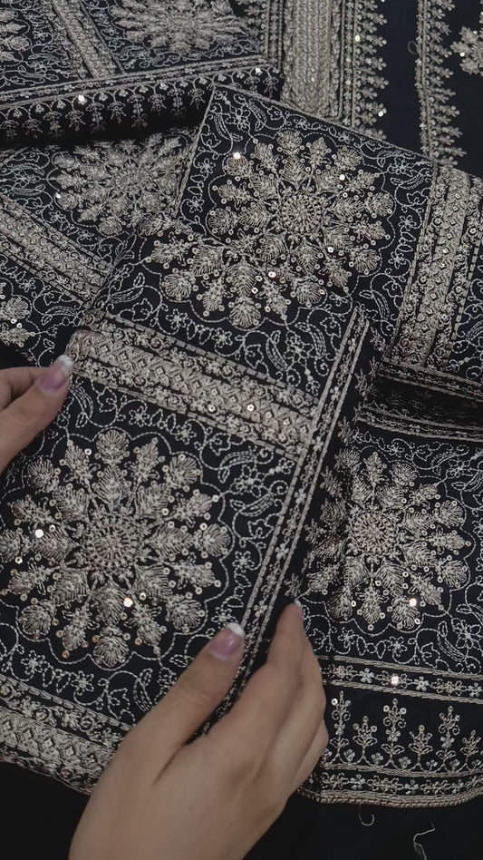 2pc jhalak black heavy