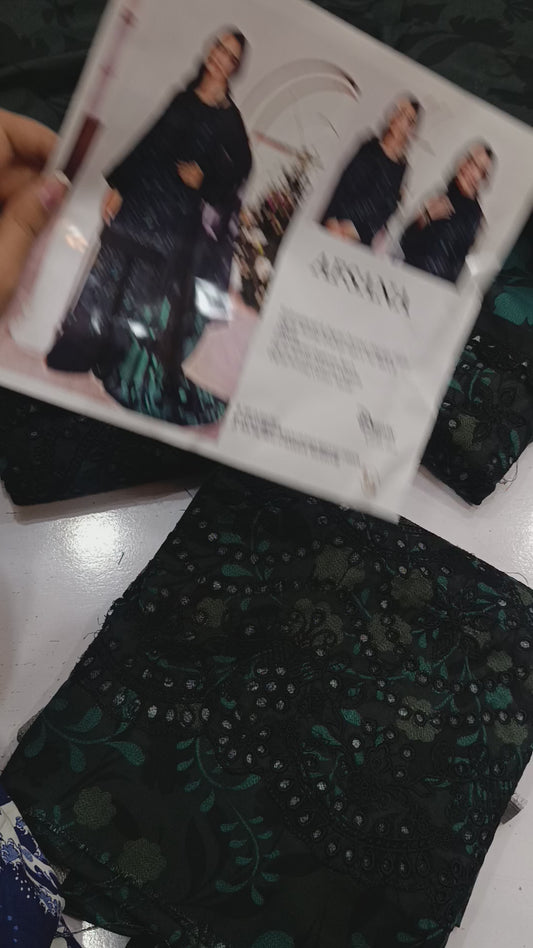 3pc Dhanak printed Afsana