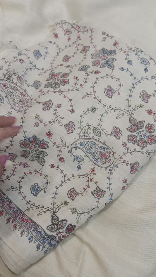 3pc kashmiri pashmina kacha Tanka skin jaal