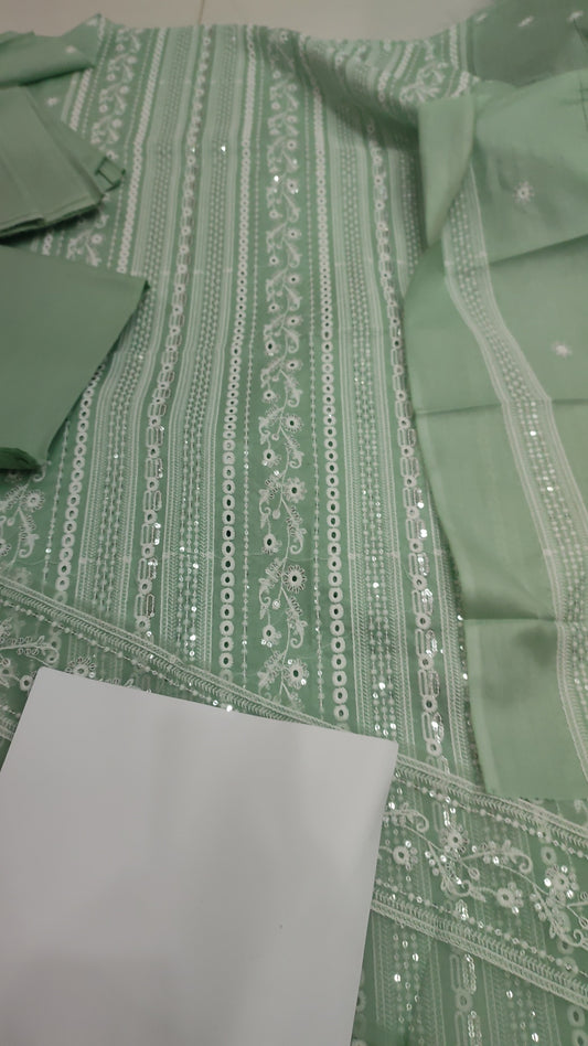 2pc crown sea green lawn