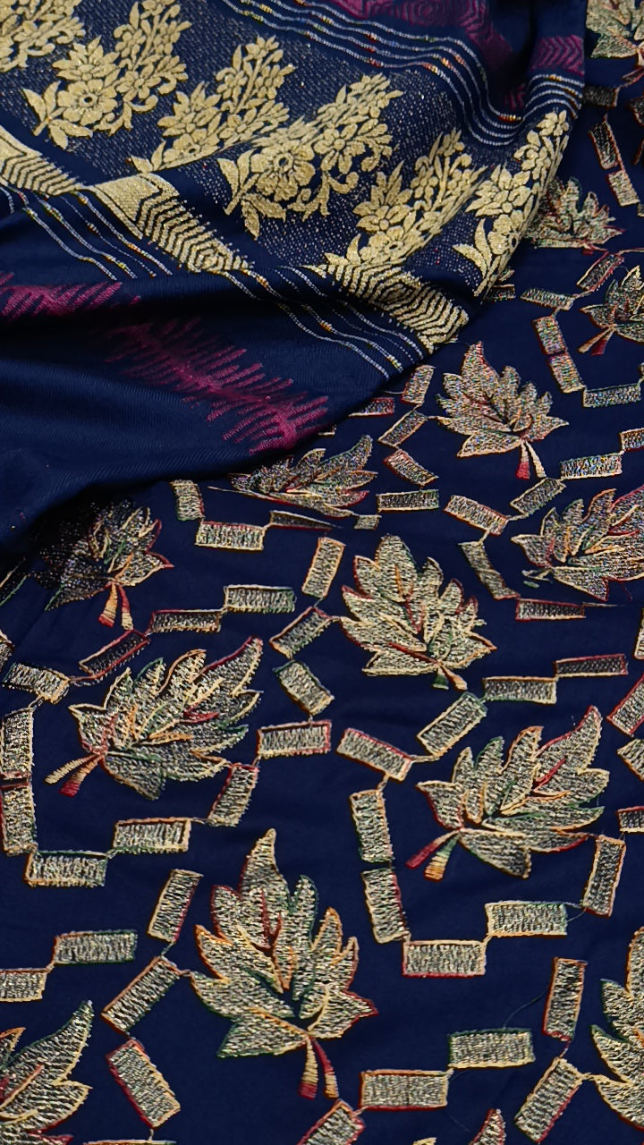 3pc tukri blue dhankh