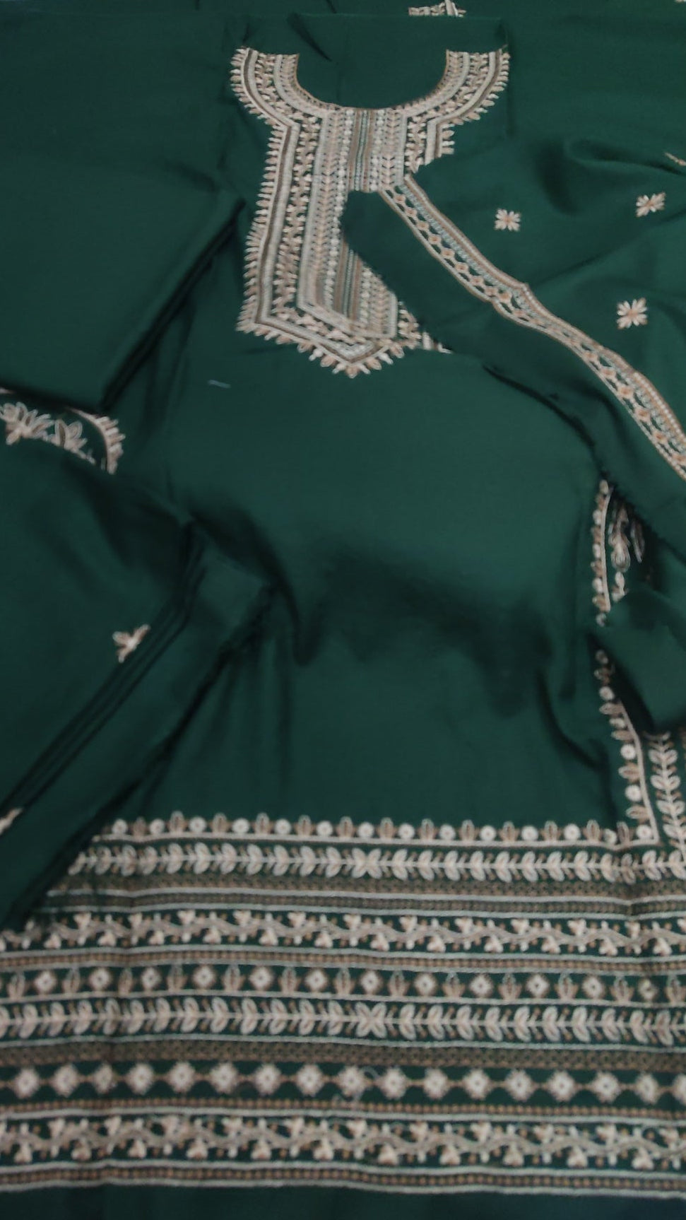 2pc chaman green dhankh