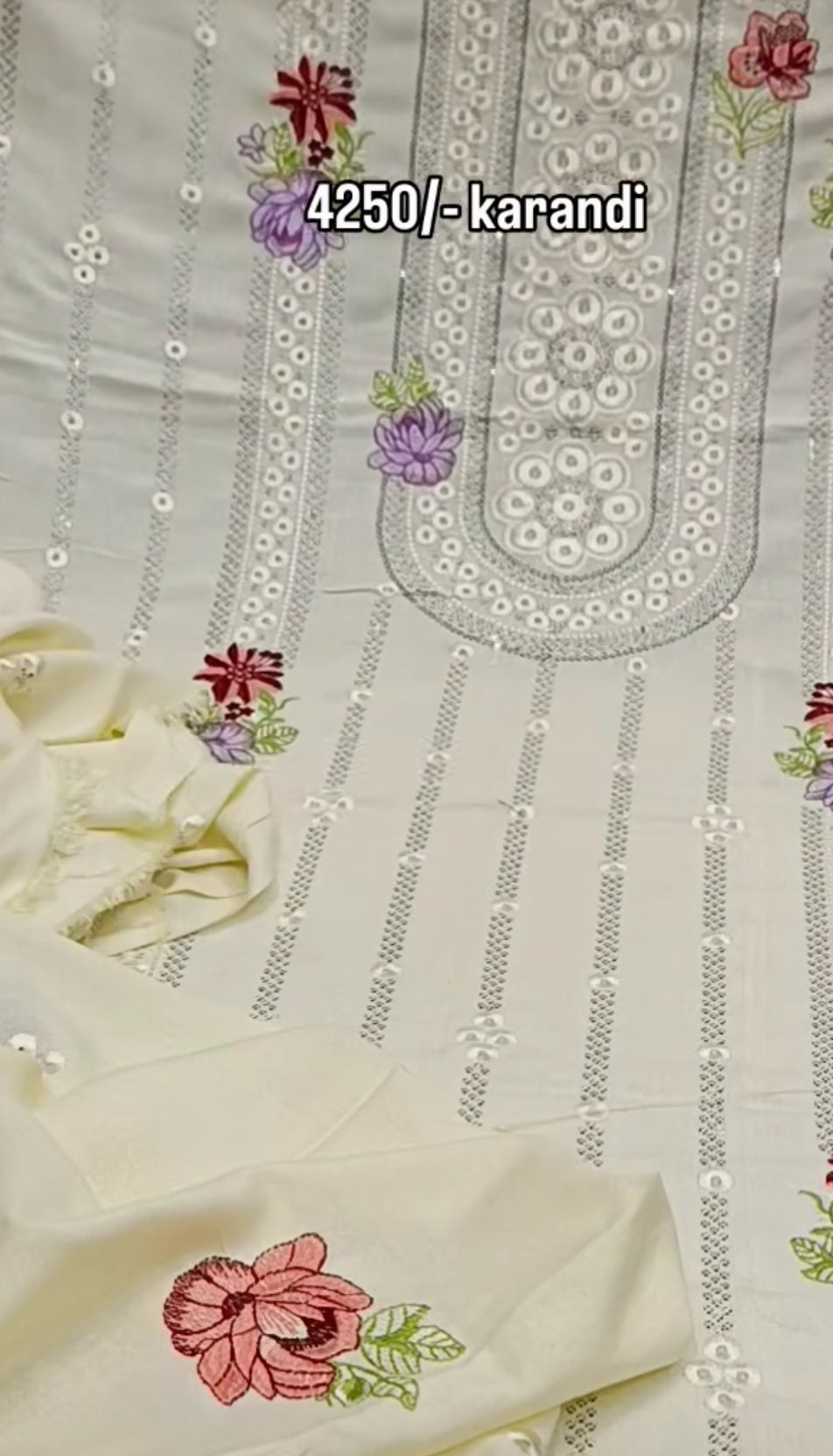 3pc creamy pearl krandi