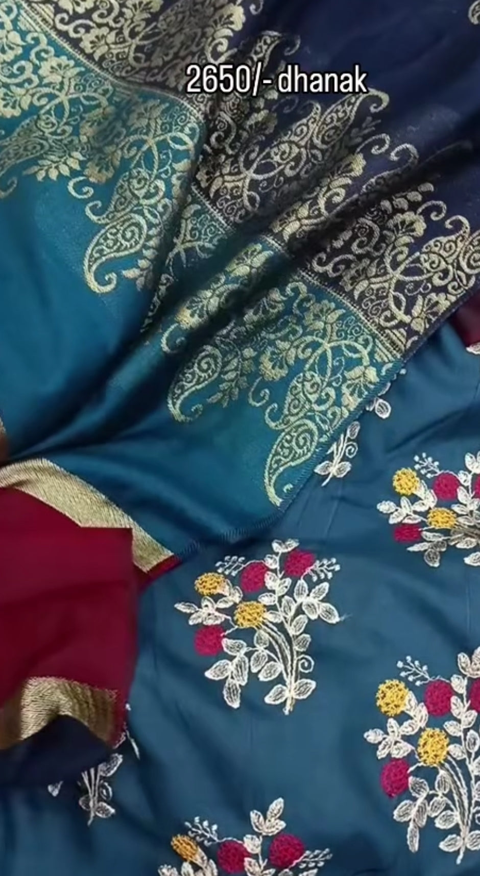 3pc multi dhaga Zink dhankh