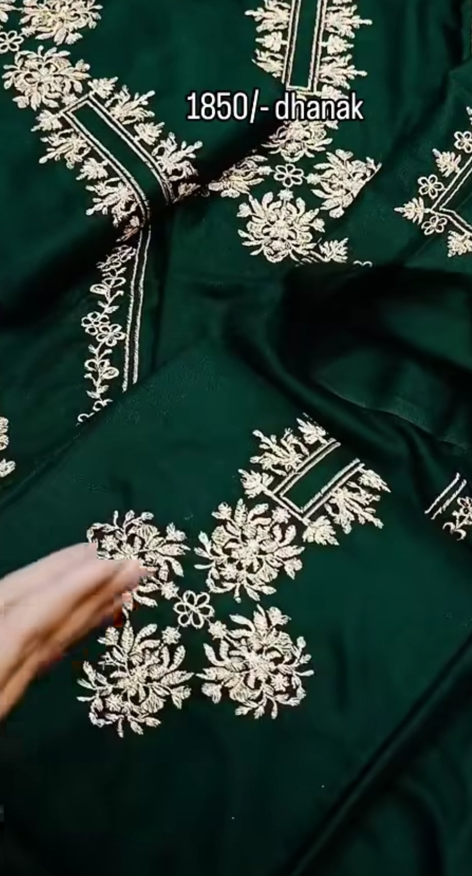 2pc Dhankh green fasila