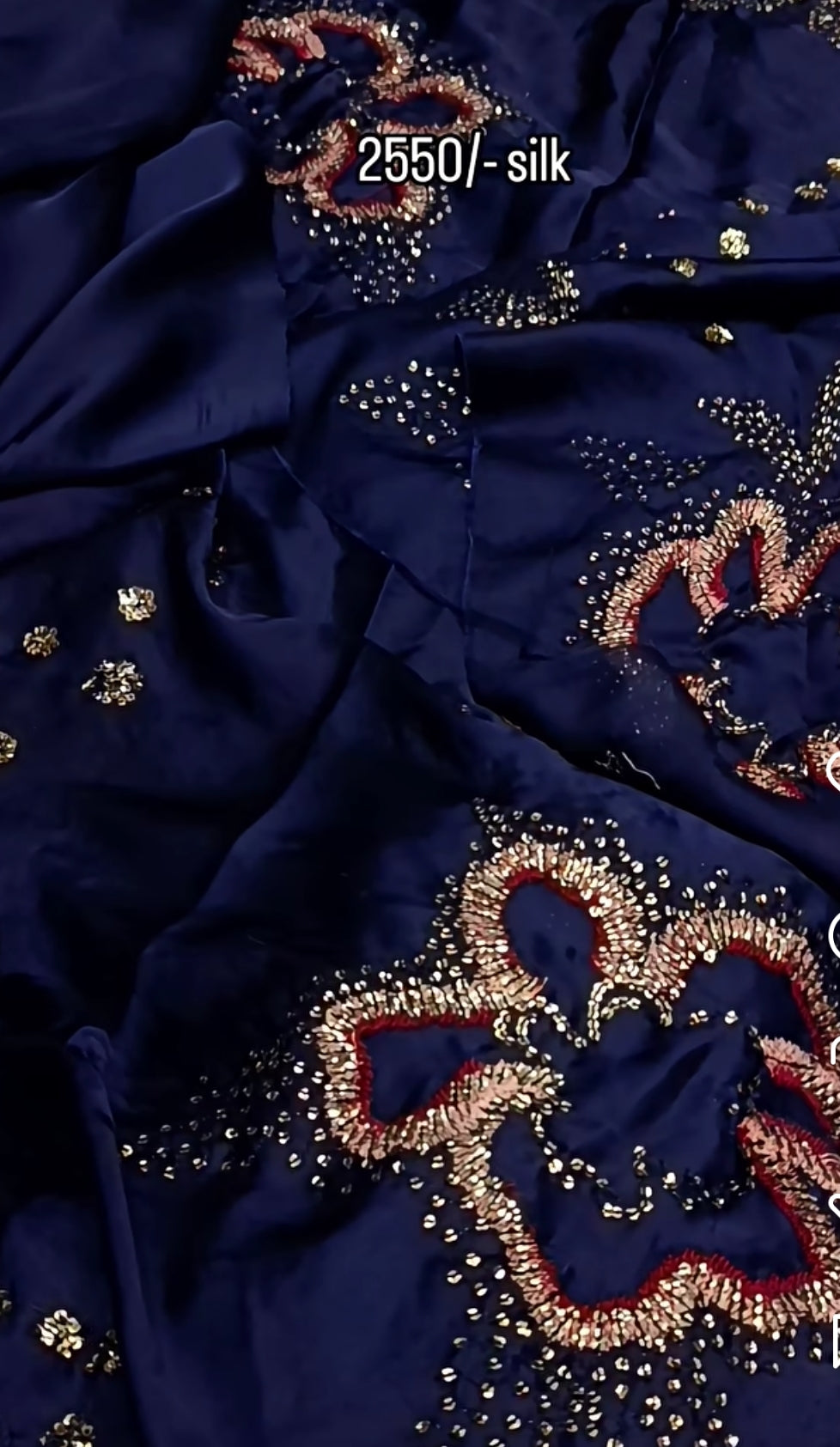 2pc afghan blue silk nureh